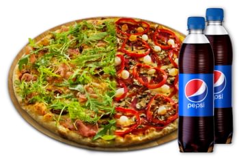 Pica 2in1 + 2 gėrimai 0,5l