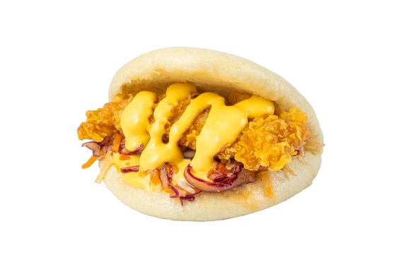 Crispy Bao with orange coleslaw 2pcs.