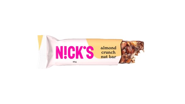 Traškus  Nicks batonėlis su migdolais, 40g