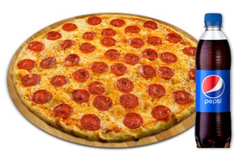 Pepperoni 32 cm + gėrimas 0,5l