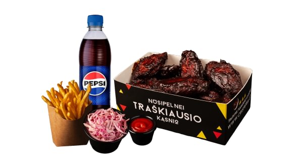 BBQ spicy wings kit