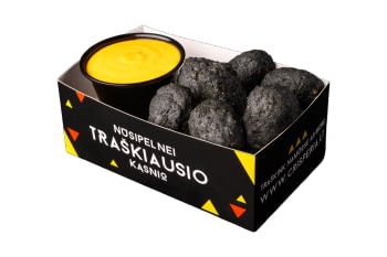Juodos aštrios sūrio spurgytės