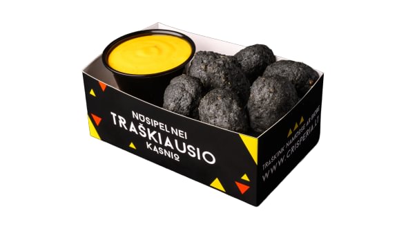 Juodos aštrios sūrio spurgytės